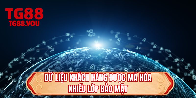 Dữ liệu khách hàng được mã hóa nhiều lớp bảo mật